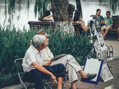 Active healthy ageing concept representing SuperAgers research on memory preservation in over-80s